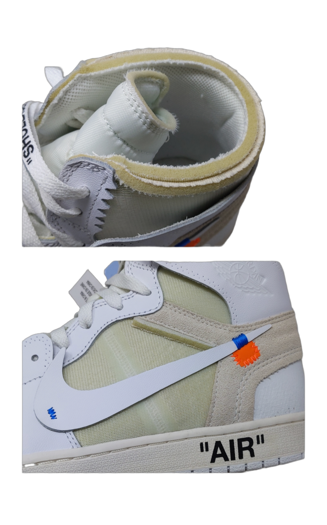 Air Jordan 1 x Off White NRG "White"