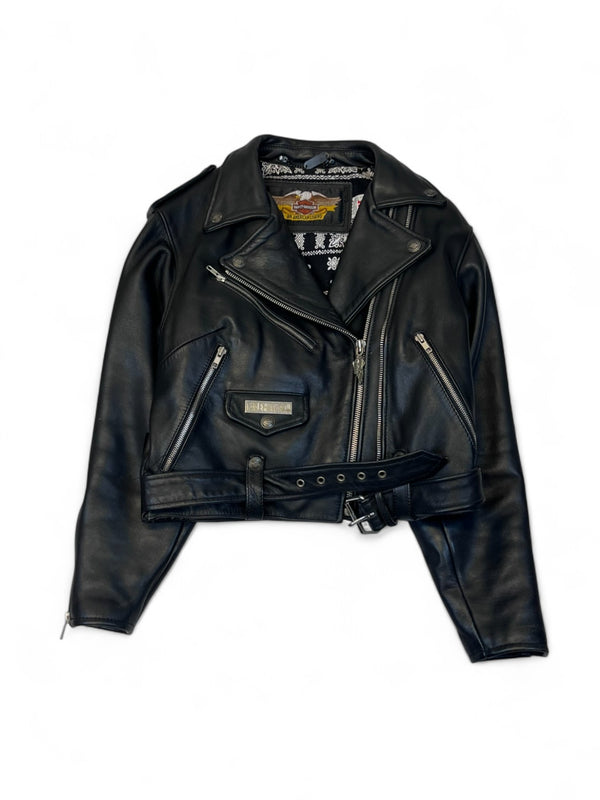Harley Davidson - M Black Leather Biker Jacket