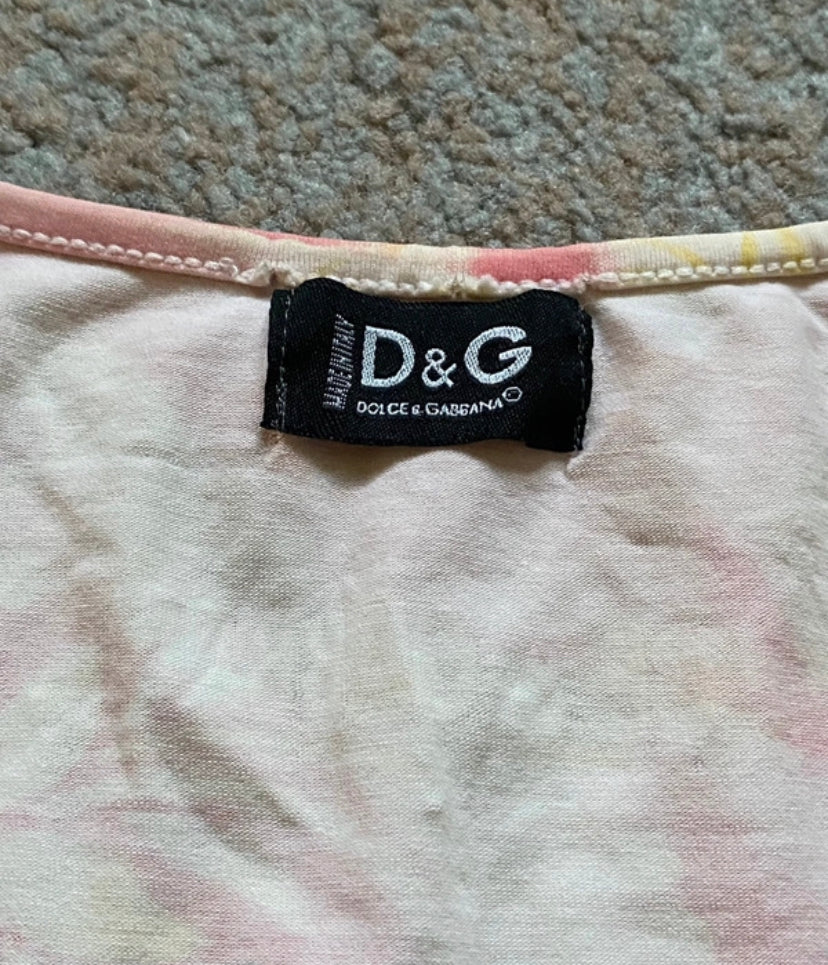 D&G pink beaded top