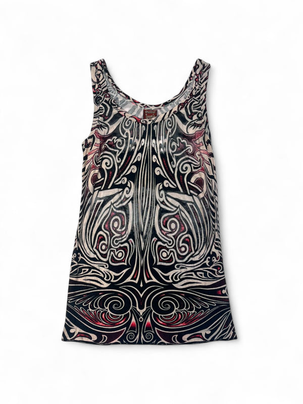 Jean Paul Gaultier - Tribal Mesh Top
