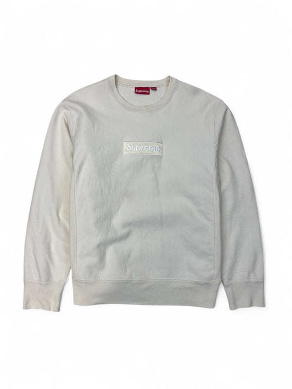 Supreme - L Box Logo Sweater Creme