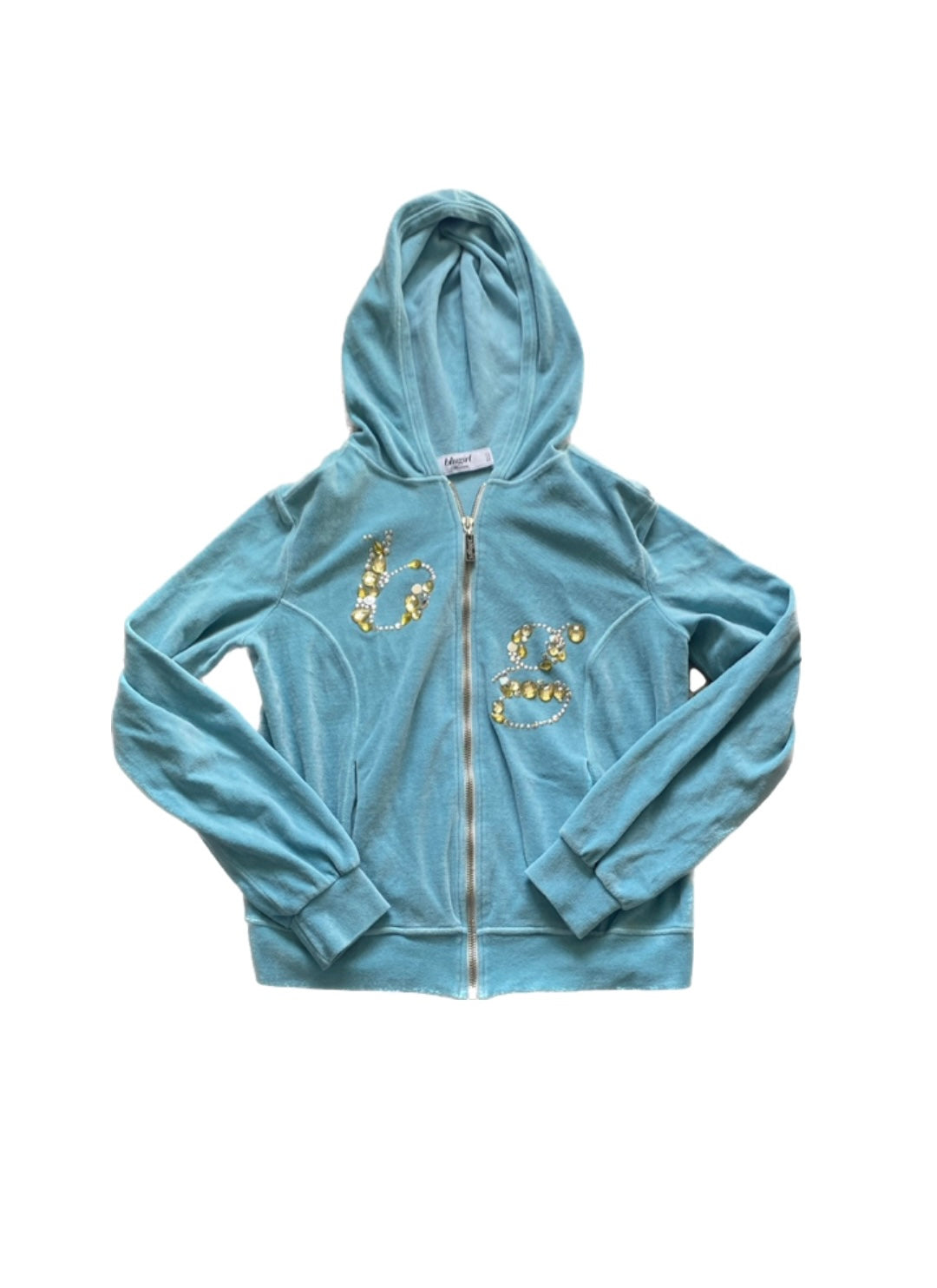 Blugirl bluemarine velvet zip up