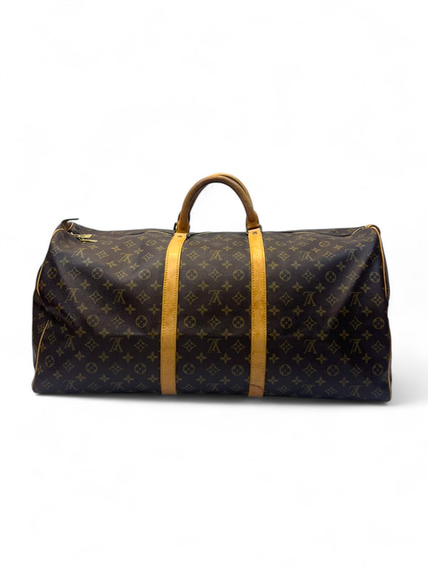 Louis Vuitton - Keepall 60 Brown Leather Boston