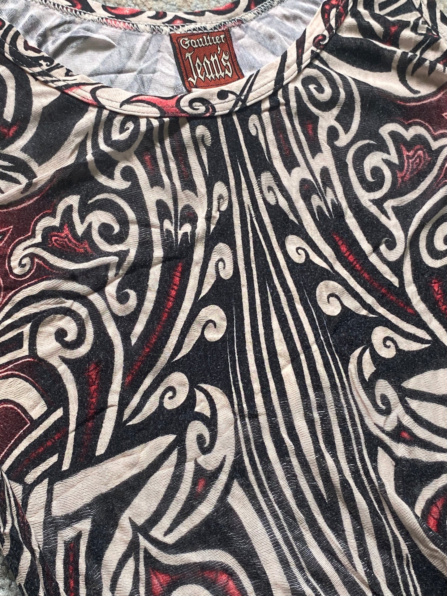 JEAN PAUL GAULTIER ss96 tribal top