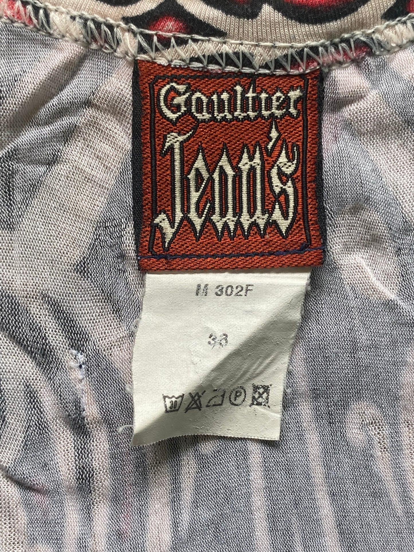 JEAN PAUL GAULTIER ss96 tribal top